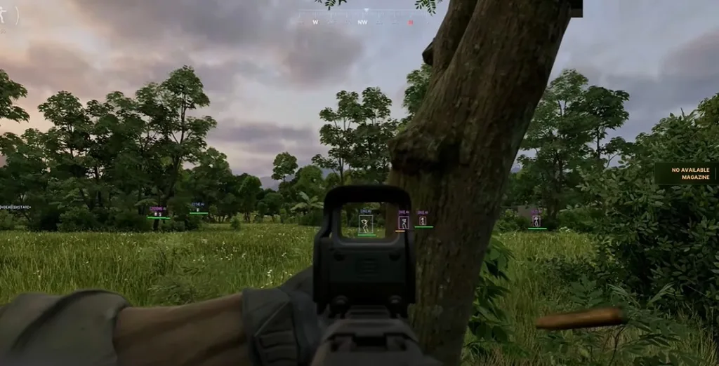 Gray Zone Warfare cheats ESP with distance and skeleton overlays